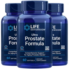 Life Extension Ultra Natural Prostate 3X60 gels Pygeum/Beta Sitosterol/Phosphol