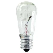 One (1) 3S6/5 130V 3W S6 Clear E12 Base Light BULB Lamp NEW SYLVANIA 16759