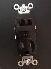 Legrand Pass & Seymour Brown Toggle/Switch Outlet 1P 691TR-CC6 FREE SHIP b