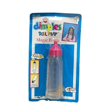 Vintage 2001 Dimples Baby Magic Doll Bottle New