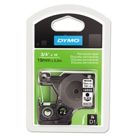 Dymo D1 High-performance Polyester Permanent Label Tape 3/4 X 18 Ft Black On on sale Dymo D1 High-performance Polyester Permanent Label Tape 3/4 X 18 Ft Black On on sale