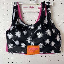 NEW NWT Justice Sport girls 2 pack of size 36 comfy cute bra bras tween set