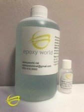 CLEAR POLYESTER CASTING RESIN by Epoxy World 1 pint 16 oz. w/ MEKP