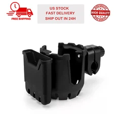 2 in1 Universal Stroller and Bike Cup Phone Holder for Wheelchair Walker Scooter