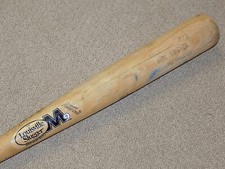 Nick Swisher H&B M9 Maple Game Used Rookie Bat Oakland A's Yankees Indians