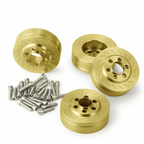 Poids d'équilibre contrepoids laiton roue 2,2" pour TRX-4 Axial SCX10 4pcs - Photo 9/10