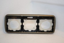 Jung topline 3-fach Rahmen in bronze - mit Einlegefolie Symbol und Lichtleiste