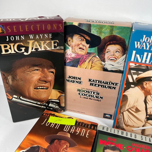 Lot of 7 VHS John Wayne Movies The Duke Rooster Cogburn The Quiet Man Chisum - Picture 5 of 5
