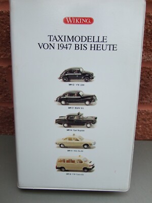 Taxi Modell Set 5 Fahrzeuge 1947 bis 2003 - Wiking Maßstab 1/87 HO OVP