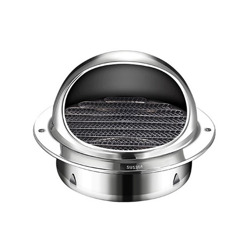 Exhaust Air Vent Wall Ducting Ventilation Grille Cover Outlet Stainless Steel - Picture 13 of 13