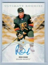 2020-21 Ultimate Collection Reid Duke Ultimate Rookies Auto RC #'ed 120/299 #158