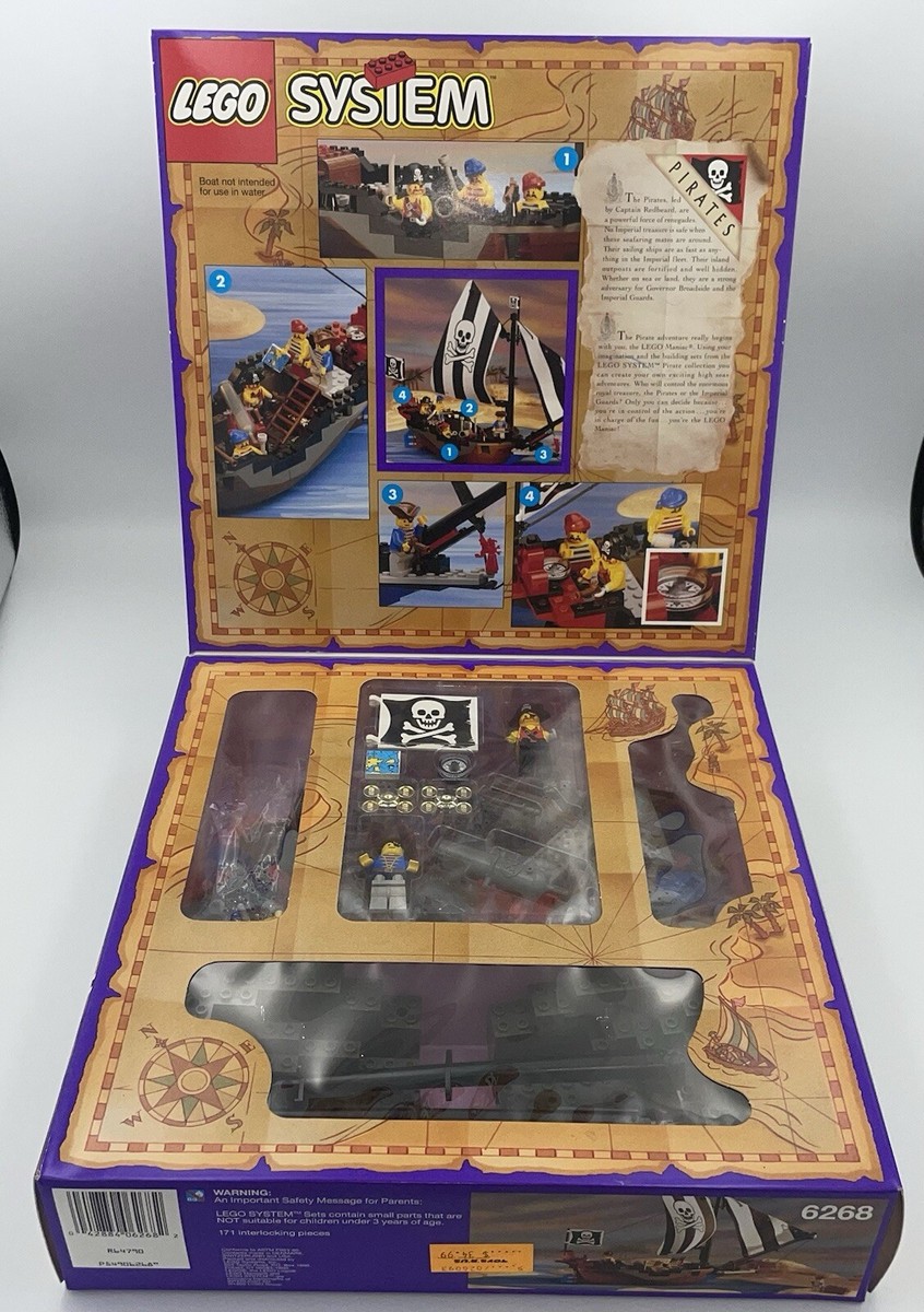 LEGO 6268 Pirates Renegade Runner New and Sealed from 1993