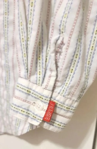 Esprit Casual Sport Shirt Men's L Multicolor Stitching Nearly New Rare Vintage - Picture 5 of 8