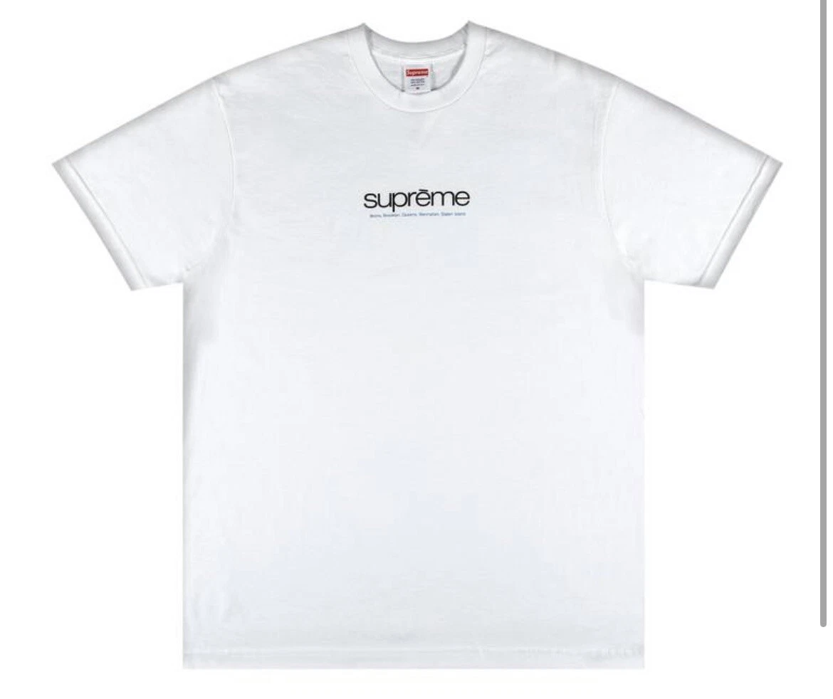 Petit T shirt blanc Supreme « Five Boroughs »