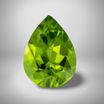 Peridot Pear Cut Gemstone 1.10 Cts - 7x5 mm AAA+ Loose Gem