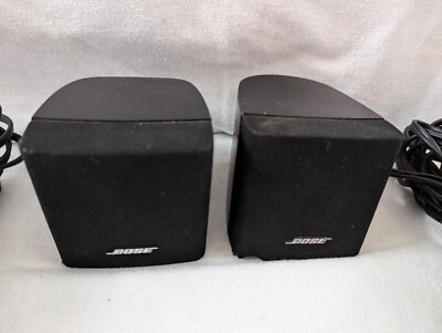 スピーカー BOSE ACOUSTIMASS Cube speaker 2 Bose Single Cube Speakers Acoustimass Lifestyle w Cord Wire