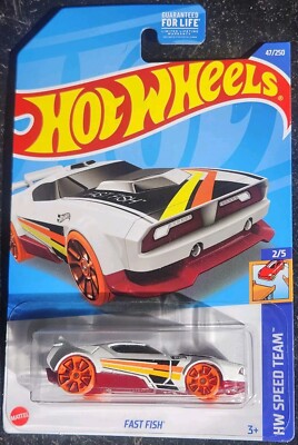 Hot Wheels Fast Fish HW Speed Team 2/5 47/250 White