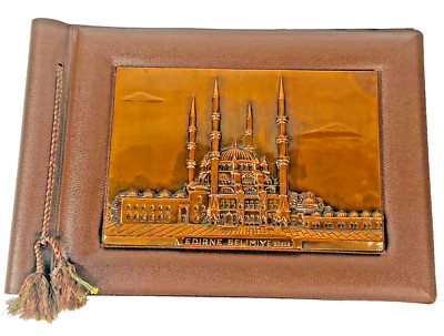 Rekor Album Leri Vintage Photo Picture Album Scrapbook Selimiye Mosque Turkey