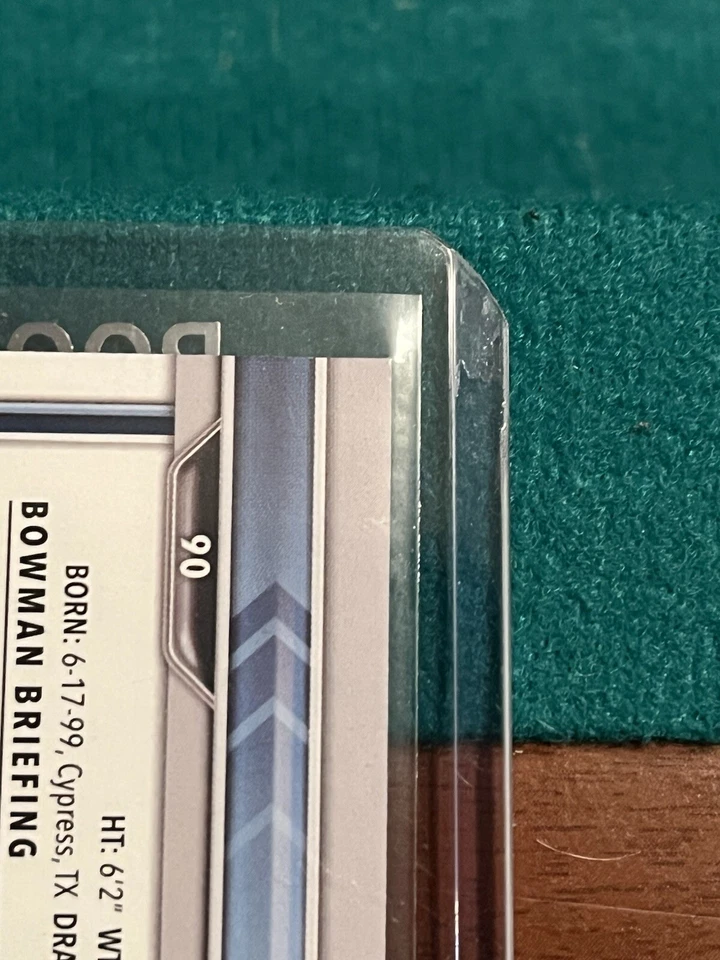 2022 Bowman - Purple Border #90 Shane Baz /250 (RC) - Image 3 of 4