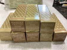 8 Vintage Fragrance Facettes Cologne .5 Oz  Moonwind Occur Charisma Etc