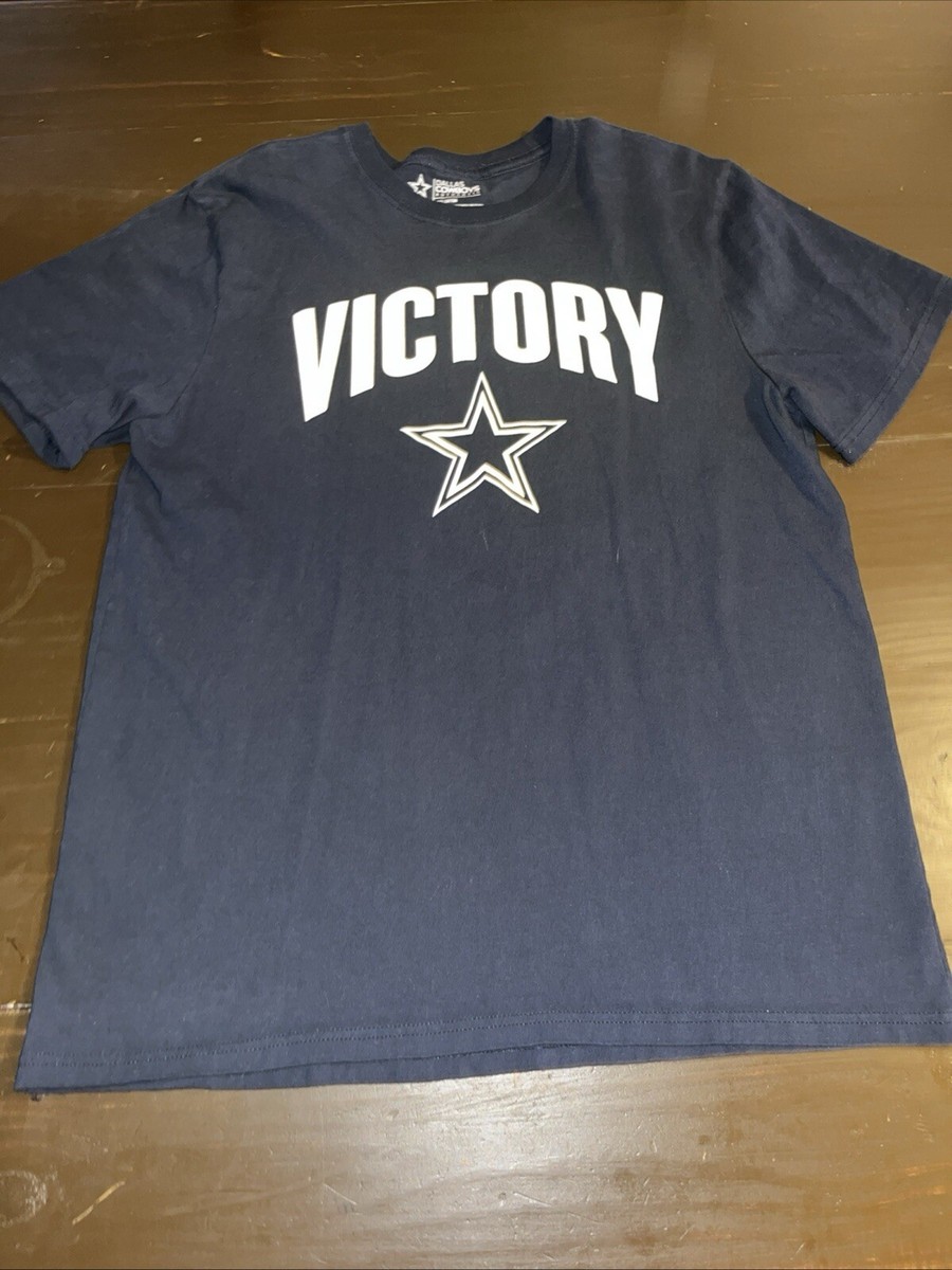 NEW Dallas Cowboys NFL T-Shirt Blue VICTORY Short Sleeve Size Men’s Large L