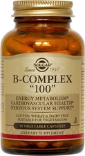 Solgar B-Complex "100" 50 Vegetable Capsules