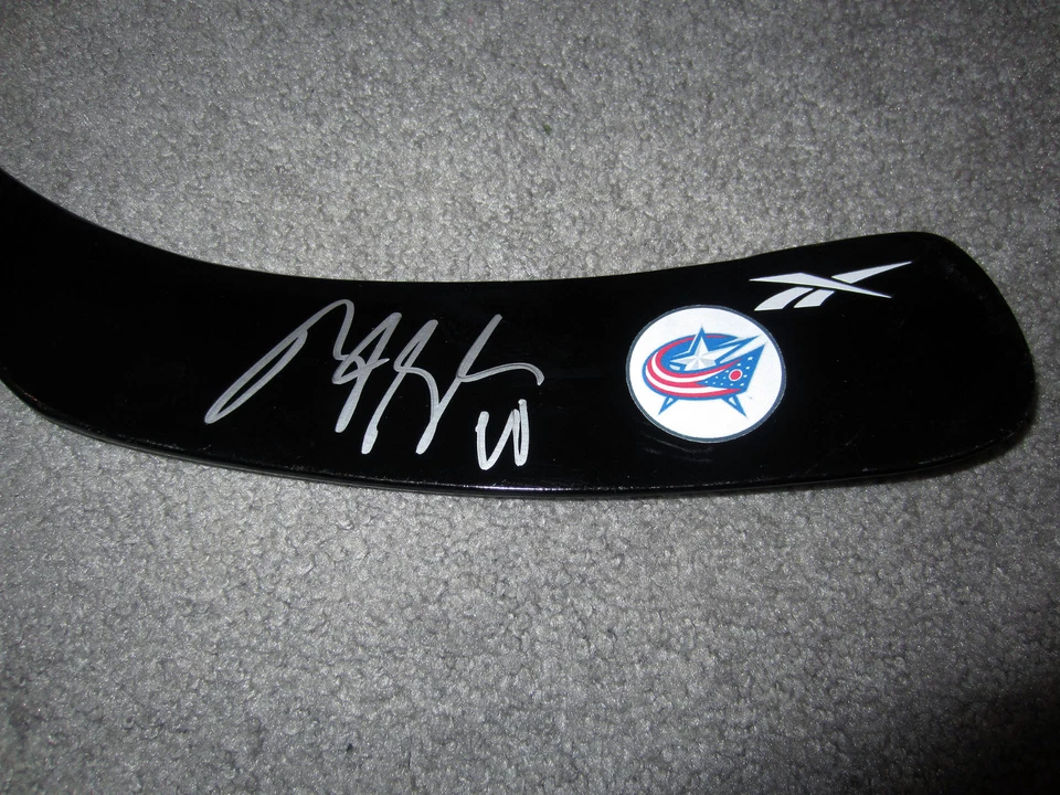 BRANDON SAAD Columbus Blue Jackets SIGNED Autographed Hockey Stick w/ COA - Image 2 of 2
