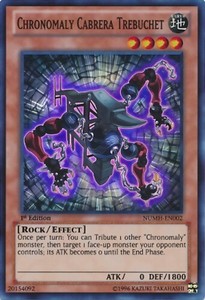 Chronomaly Cabrera Trebuchet - NUMH-EN002 - Super Rare - Unlimited x3 - Lightly