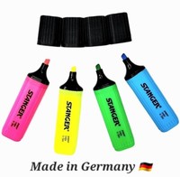 4 Farbe Textmarker Set Leuchtmarker Stiftmarker 1-5Mm Filzstift Textsurfer ⭐⭐⭐⭐⭐