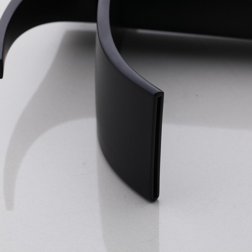 Bathroom Vanity Basin Sink Mixer Deck Mounted Faucet Matte Black 1Handle Taps - Picture 9 of 12