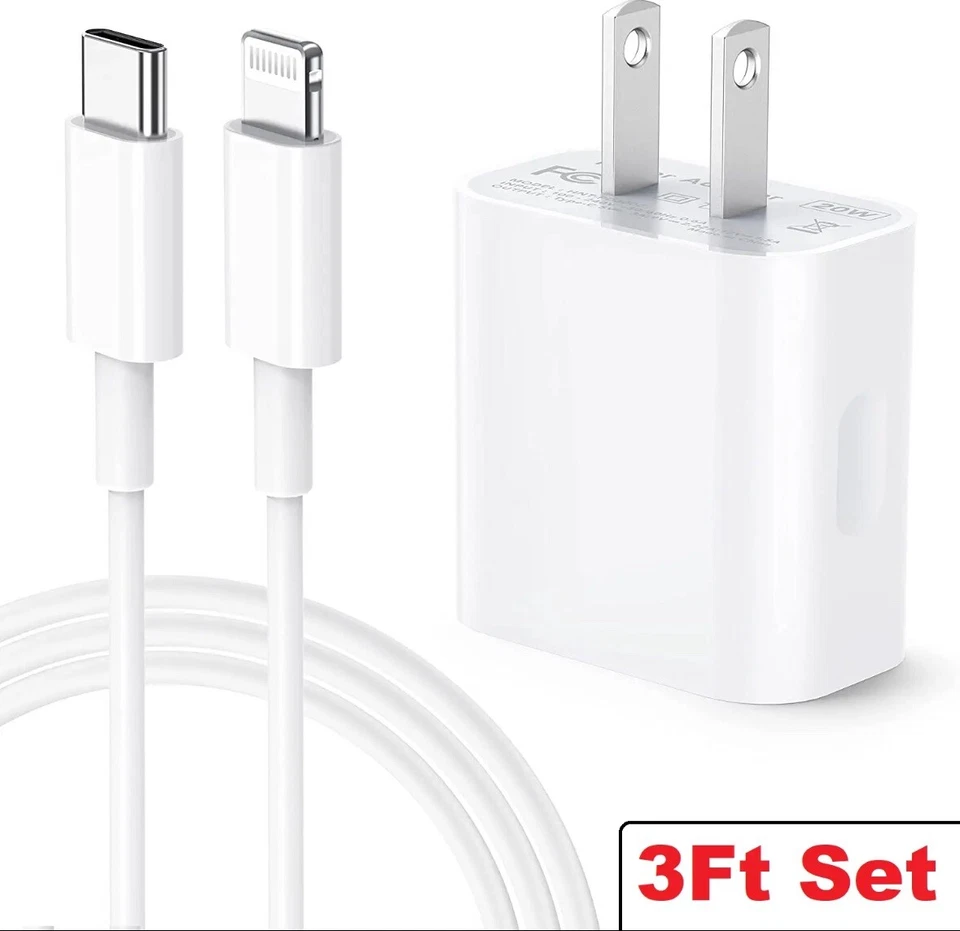 Premium Type C fast charger 20w usb-c power adapter for iPhone 14/13/12/11/XS/8 - Image 2 of 4