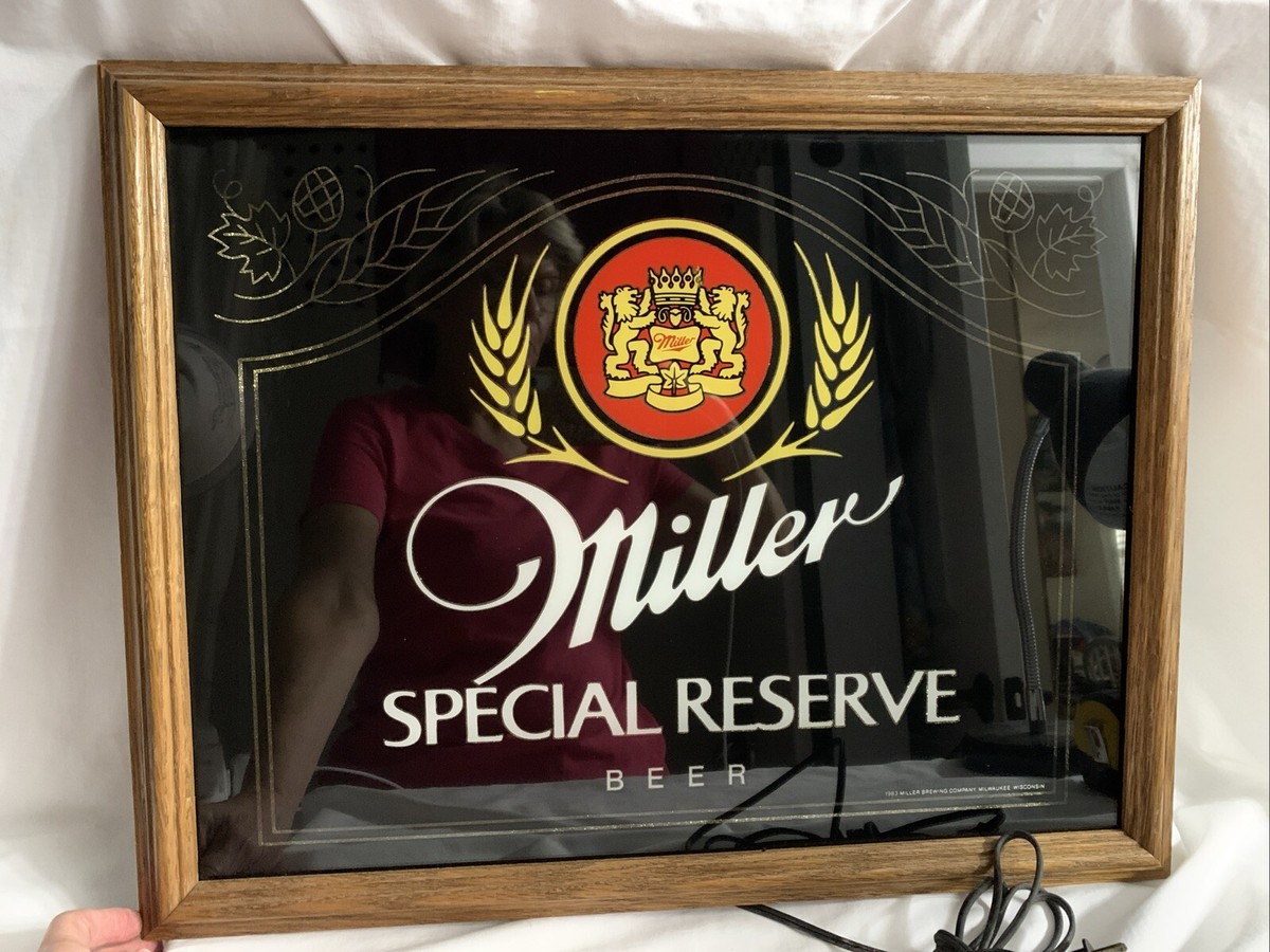 ビンテージ　Miller Beer ライトサイン Vintage 1983 Miller Special Reserve Beer Bar Sign - ~Tested | eBay