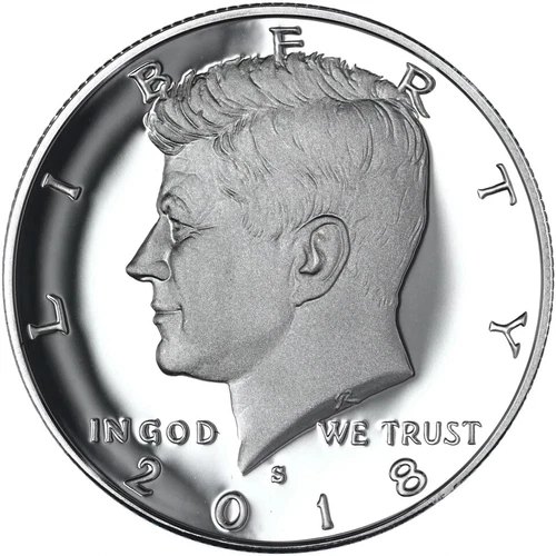 2018 S SILVER PROOF Kennedy Half Dollar 90% Silver
