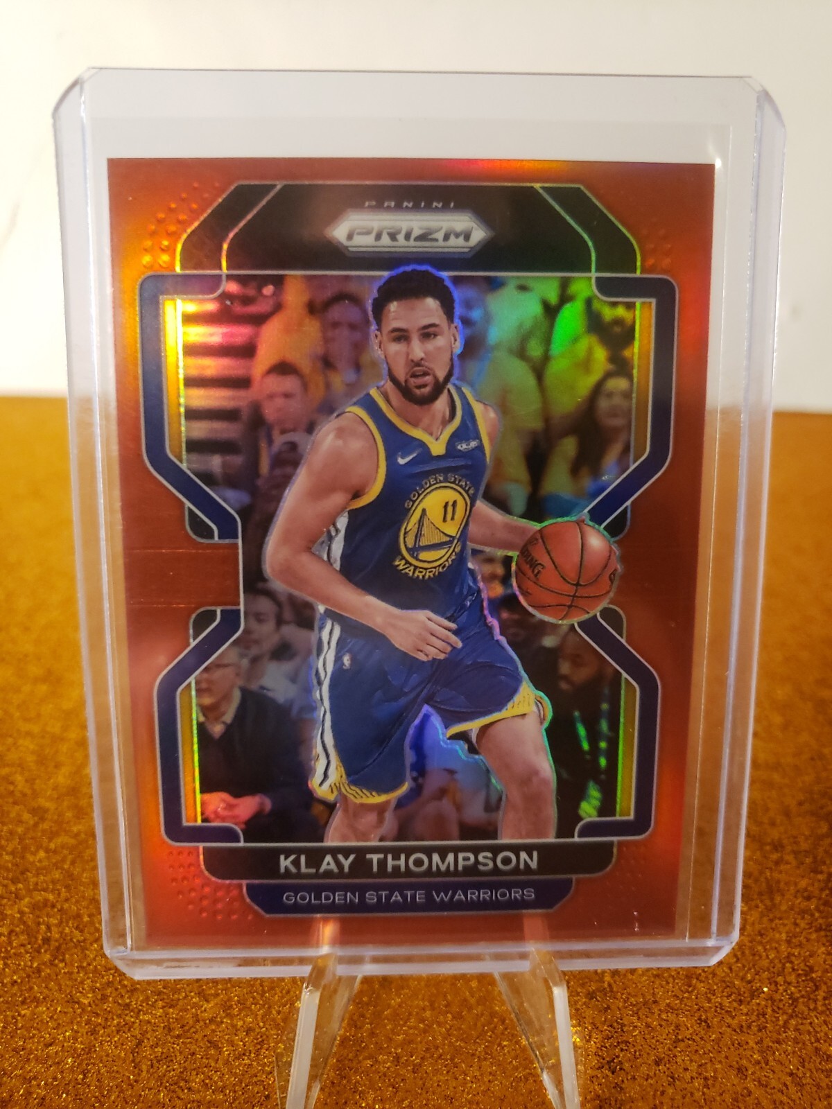 2021-22 Panini Prizm Red Prizm #92 Klay Thompson Golden State WARRIORS /299