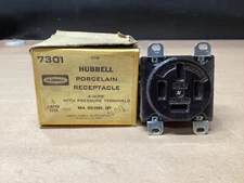 HUBBELL HBL RECEPTACLE HBL7301 #100L89-CI