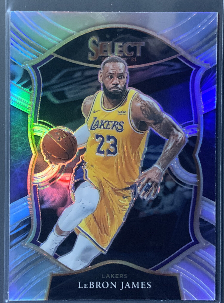 2021 Panini Select LEBRON JAMES Concourse Silver Prizm Parallel no. 23