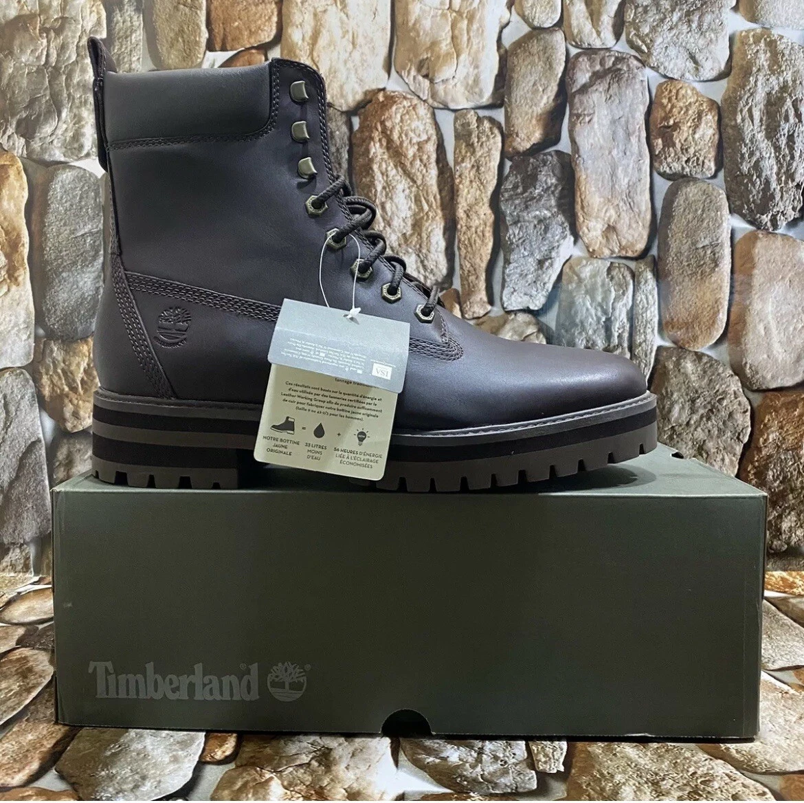 Mens timberland on sale boots burgundy