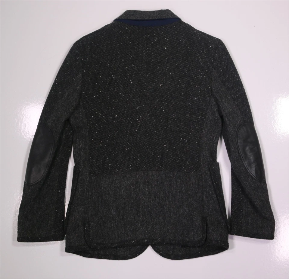 Tsumori Chisato Mens Suit JP 1 US 34S Gray Tweed Wool 2-Piece Rare Runway Japan - Image 3 of 4