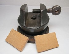 Sfera per incisione con foro legno e corona in cuoio strumento orafo