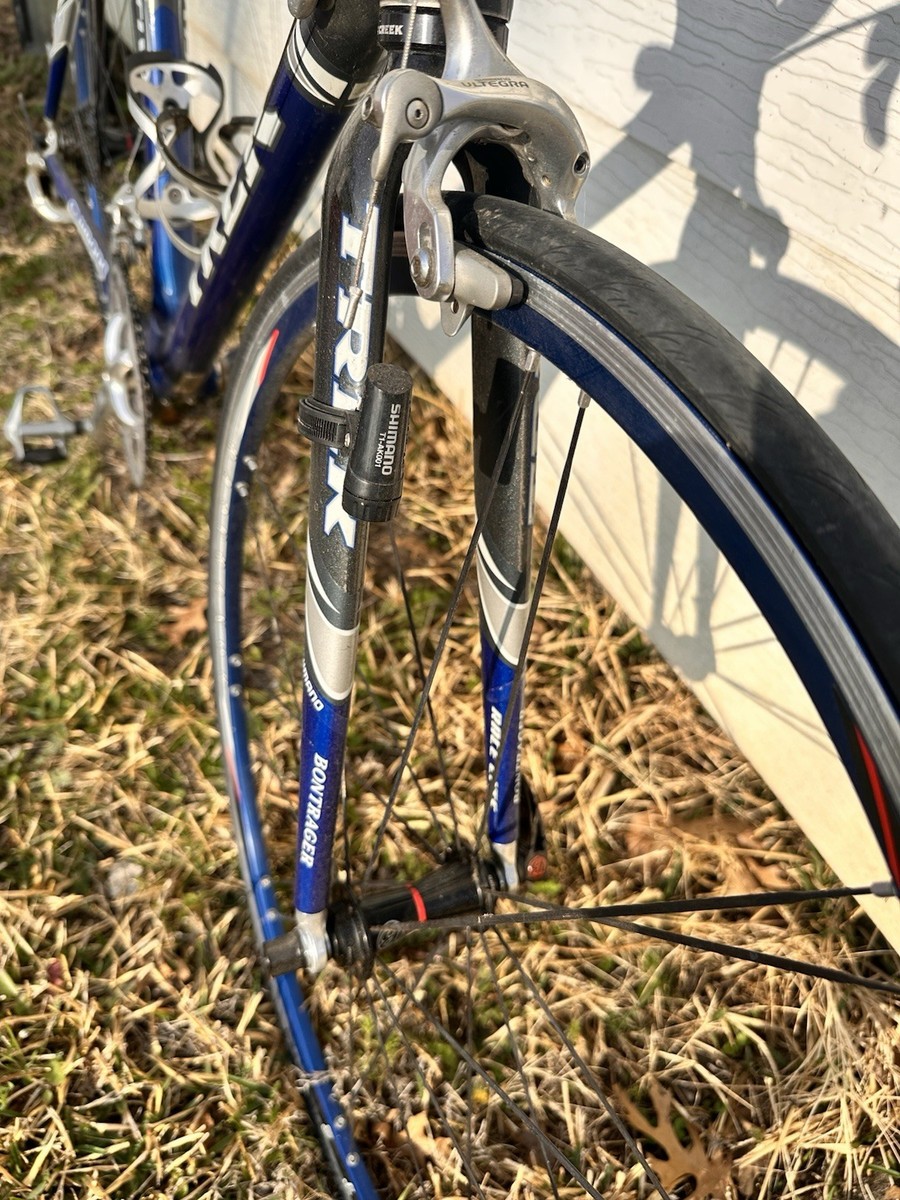 Trek OCLV Carbon 120 Road Bike Shimano Drop Bar 700C Blue Silver