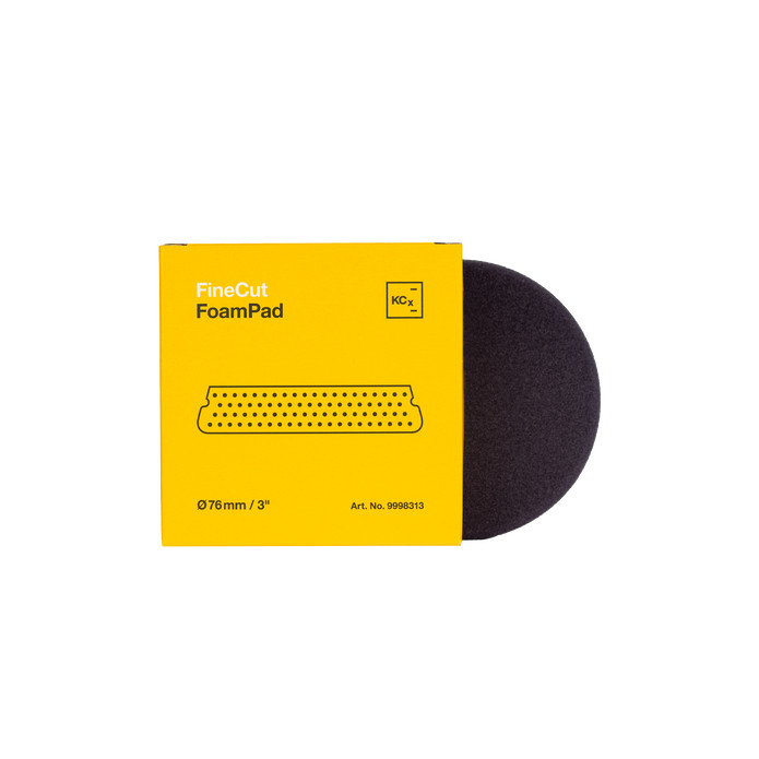 Koch Chemie Yellow Foam Fine Cut Pad - 76mm / 3""