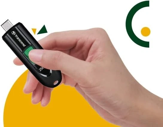 Transcend 128GB JetFlash 790C USB 3.2 Gen 1 Type-C Drive TS128GJF790C, Black - Photo 4/4