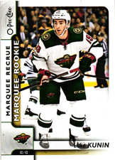 O-Pee-Chee 2017-18 Marquee Rookie Luke Kunin RC Card# 624. rookie card picture