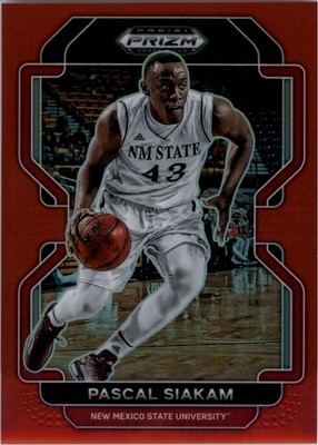 2022-23 Panini Prizm Draft Picks Prizms Red #78 Pascal Siakam /299 - BSK