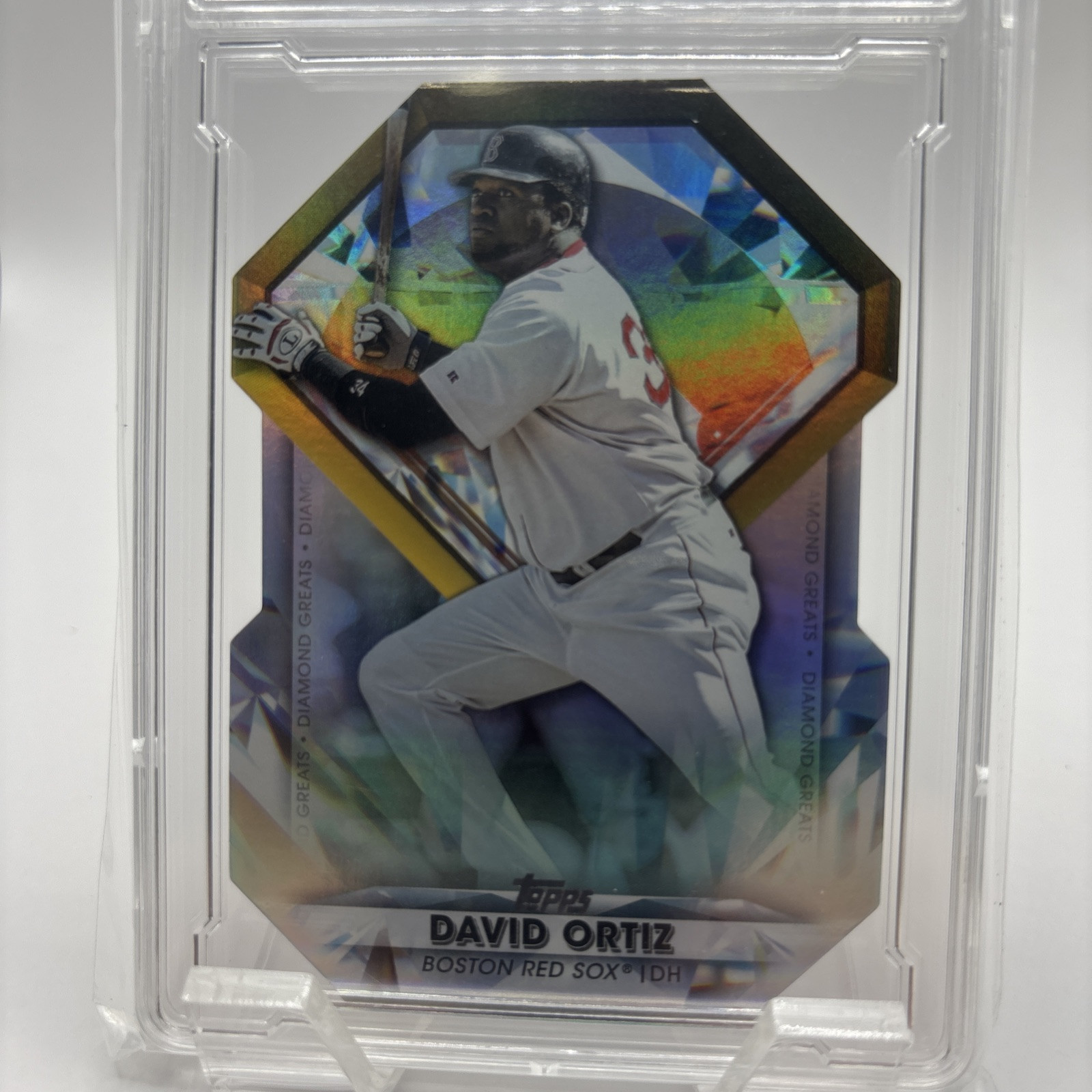 2022 Topps Update Diamond Greats Die-Cut #DGDC-56 David Ortiz Baseball Card