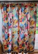 Vintage Set of 2 Minnie Mouse Curtains