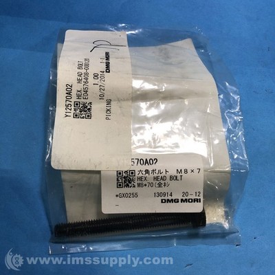 DMG MORI Y12570A02 Hex Head Bolt M8x7 FNFP