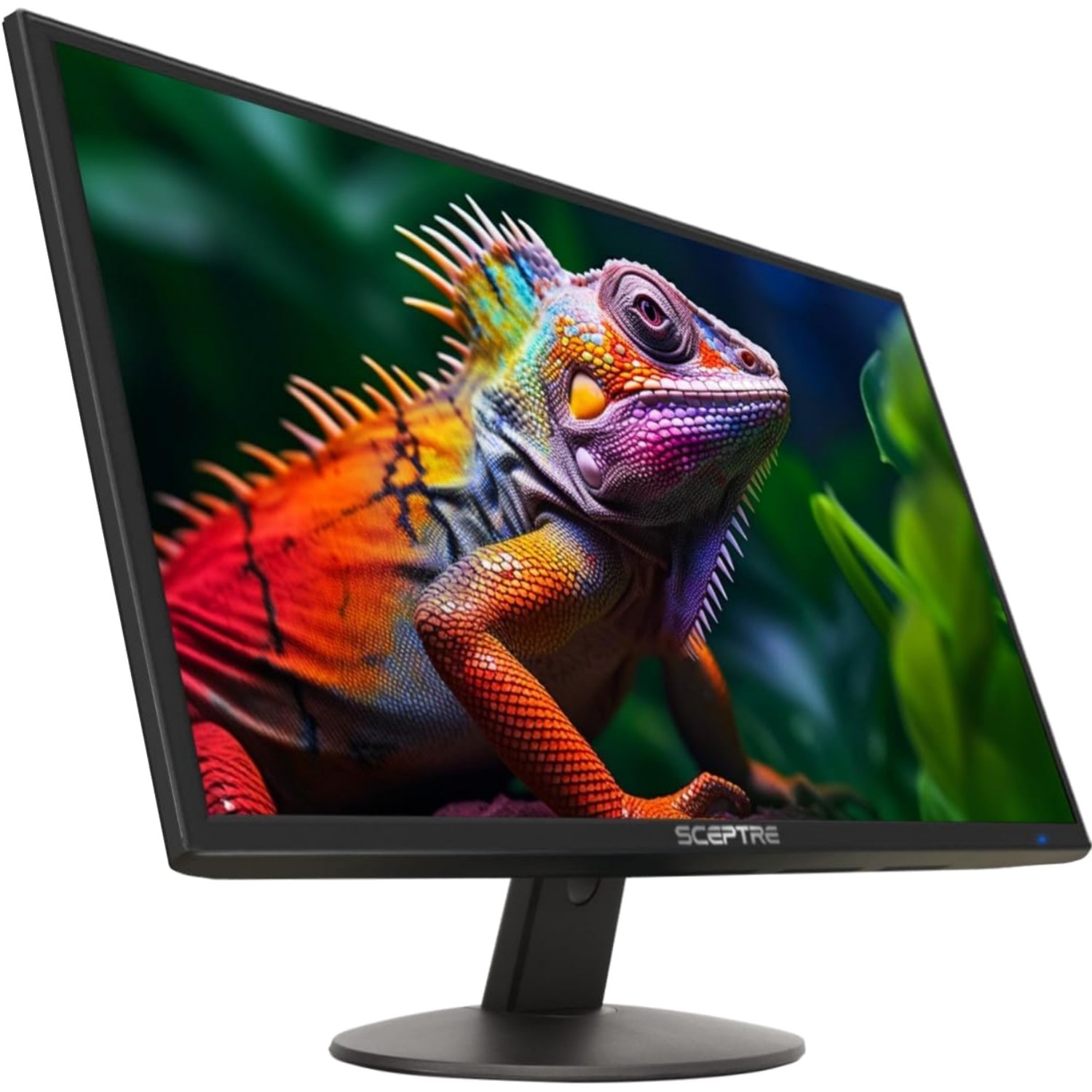 24-Inch LED Monitor Thin 1080p 99% sRGB HDMI VGA Built-in Speakers Gaming Mul...
