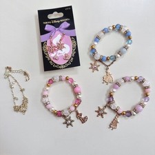 Disney Princess Accessories 5Piece Set Bracelets Earrings Used