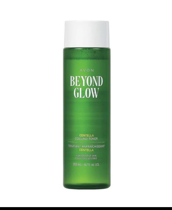 Avon Beyond Glow Centella Cooling Toner Soothing Sensitive Face 200 mL/6.7 oz